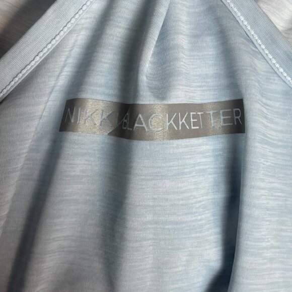 Gymshark X Nikki Blackketter‎ Women's M Tank Top Powder Blue Sporty Athletic - Picture 4 of 5
